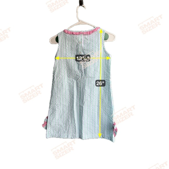 Peggy Green Grasshopper Seersucker Sophie dress size 10 adorable - Picture 6 of 6